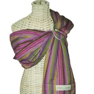 Maya Wrap Lightly Padded Ring Sling - pink fusion